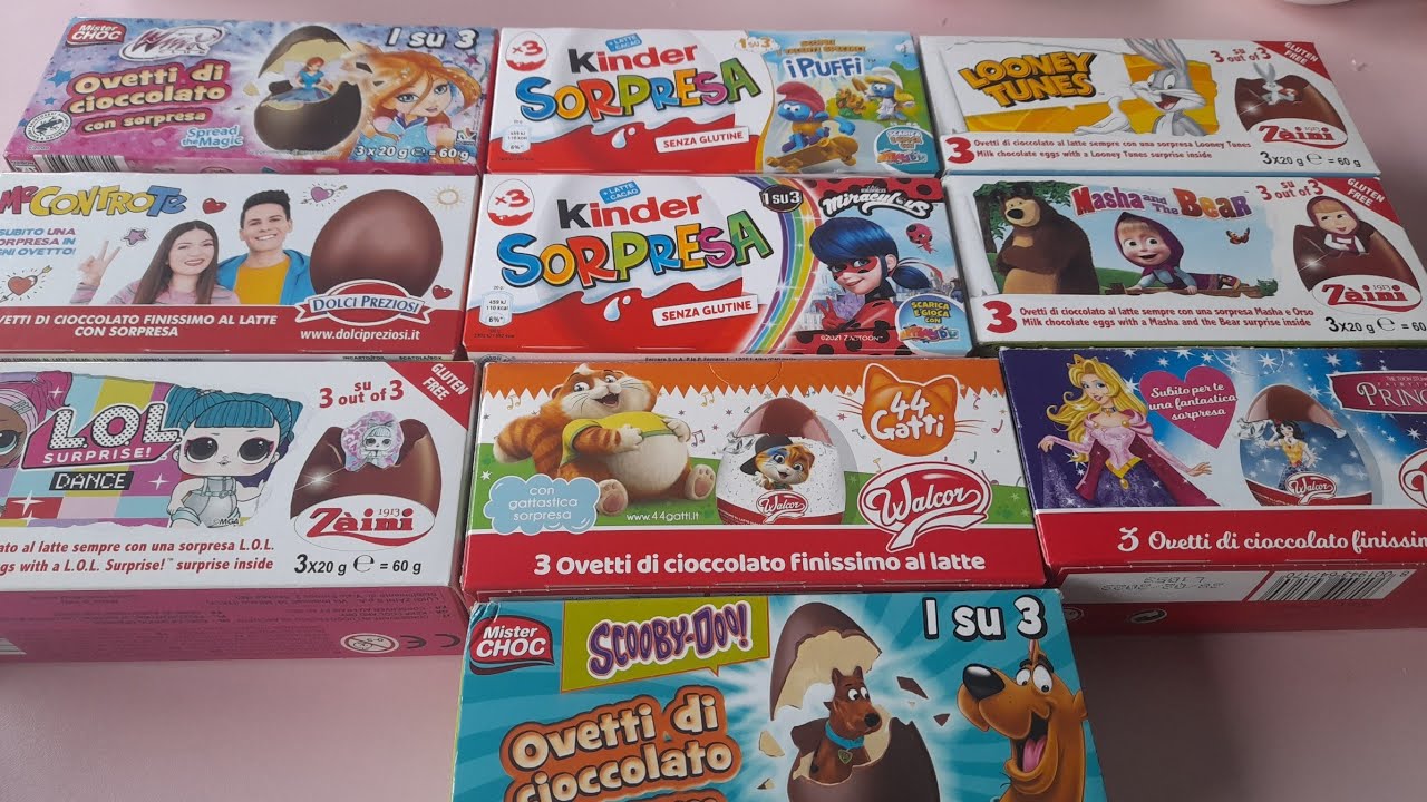 30 uova con sorpresa...cosa troveremo?