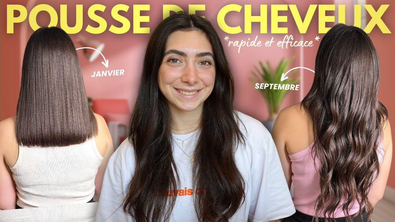 COMMENT FAIRE POUSSER SES CHEVEUX PLUS VITE 💇🏻‍♀️ (les produits qui MARCHENT VRAIMENT !)
