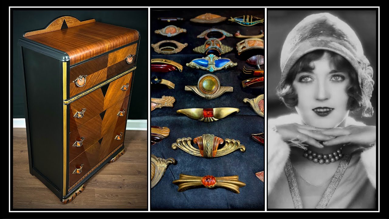 Incredible BAKELITE Handles in Art Deco Furniture