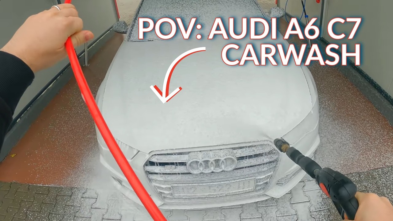 Audi A6 C7 POV Carwash (GOPRO HERO 9 BLACK)