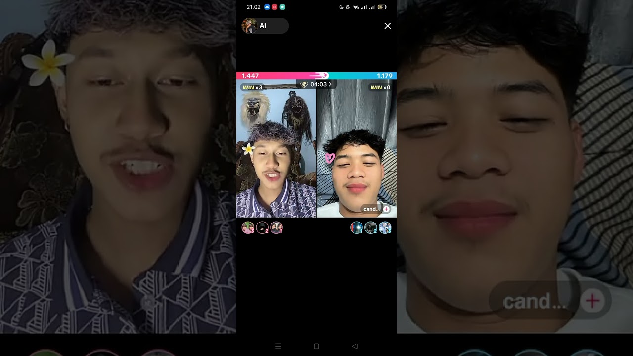 Mentahan mas Alvin live sama mas Candra tapi cuman setengah gak papa yah#candra#alvin#gwsm#fypシ 