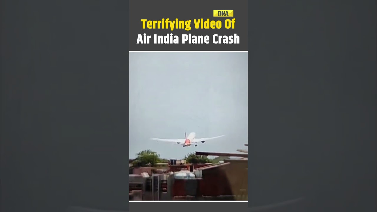 Air India Plane Crash: Video Shows Air India Flight Crashing With 242 Passengers in Gujarat