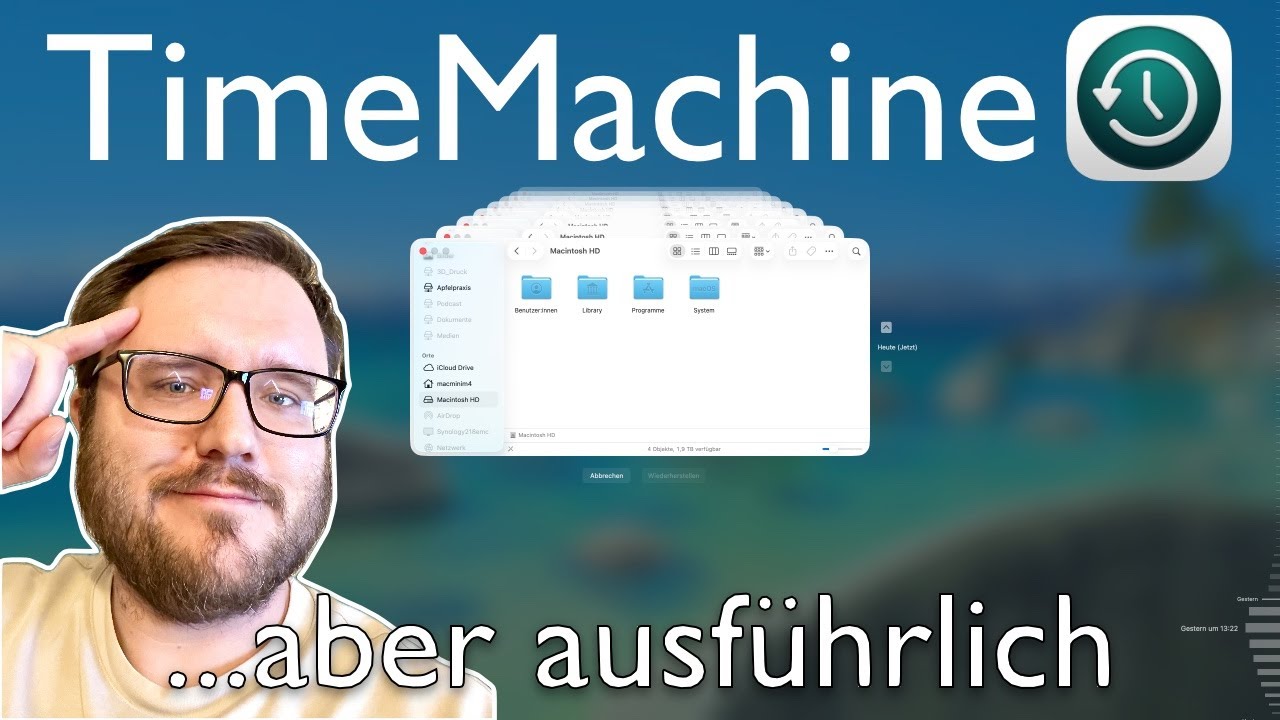 Tutorial: TimeMachine für Beginner - Alles rund um die Backup Optionen auf dem Mac.