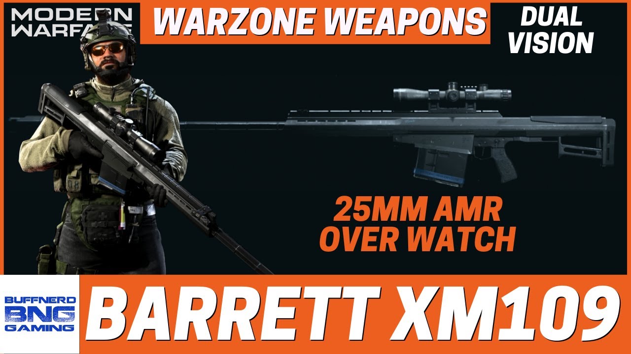 XM109 AMR Sniper Support - Call Of Duty Warzone