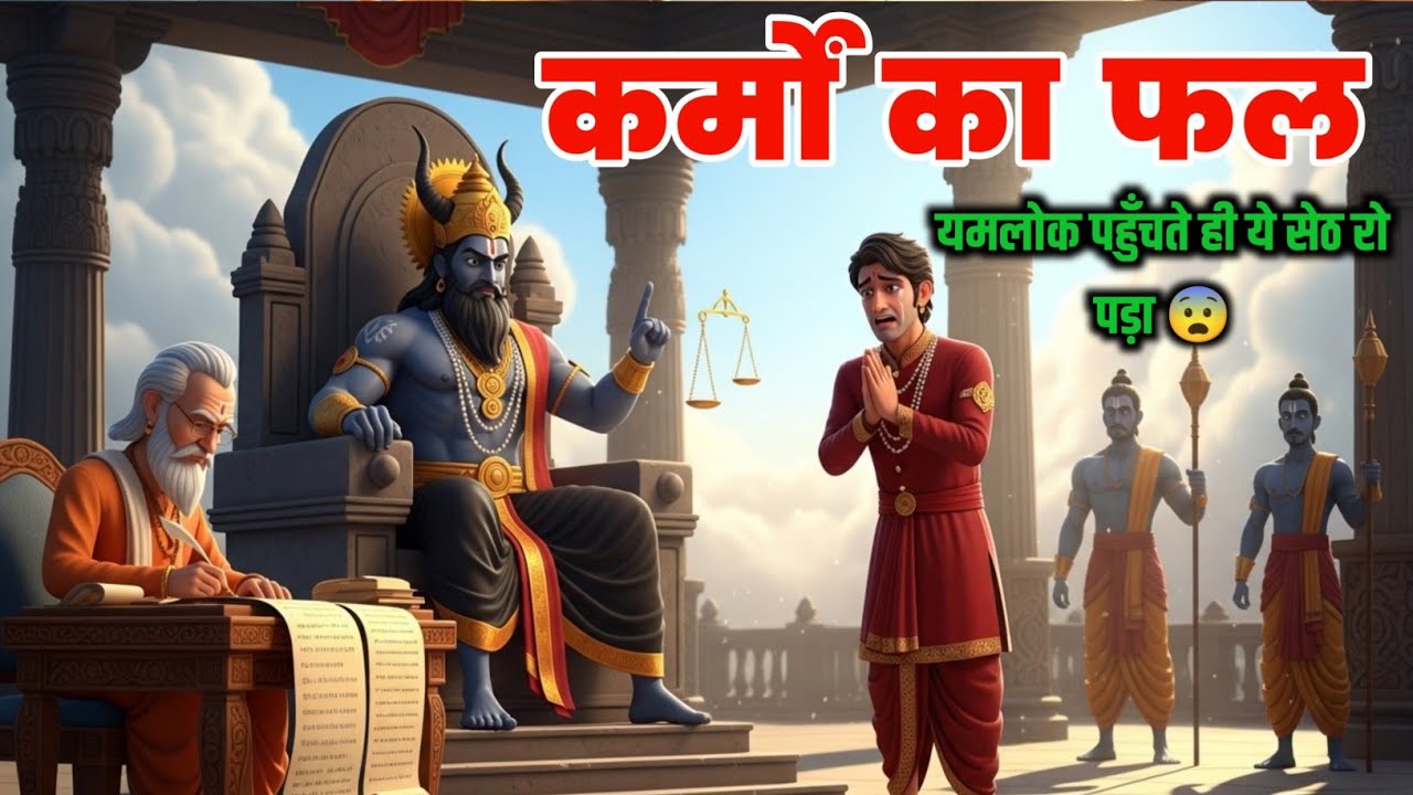 यमलोक पहुँचते ही ये सेठ रो पड़ा 😨 | कर्मों का फल | Garud Puran Rahasya