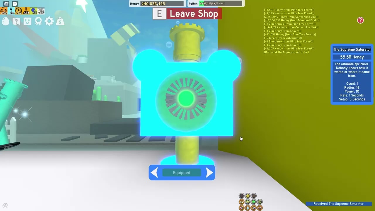 Bee Swarm Simulator The Supreme Saturator