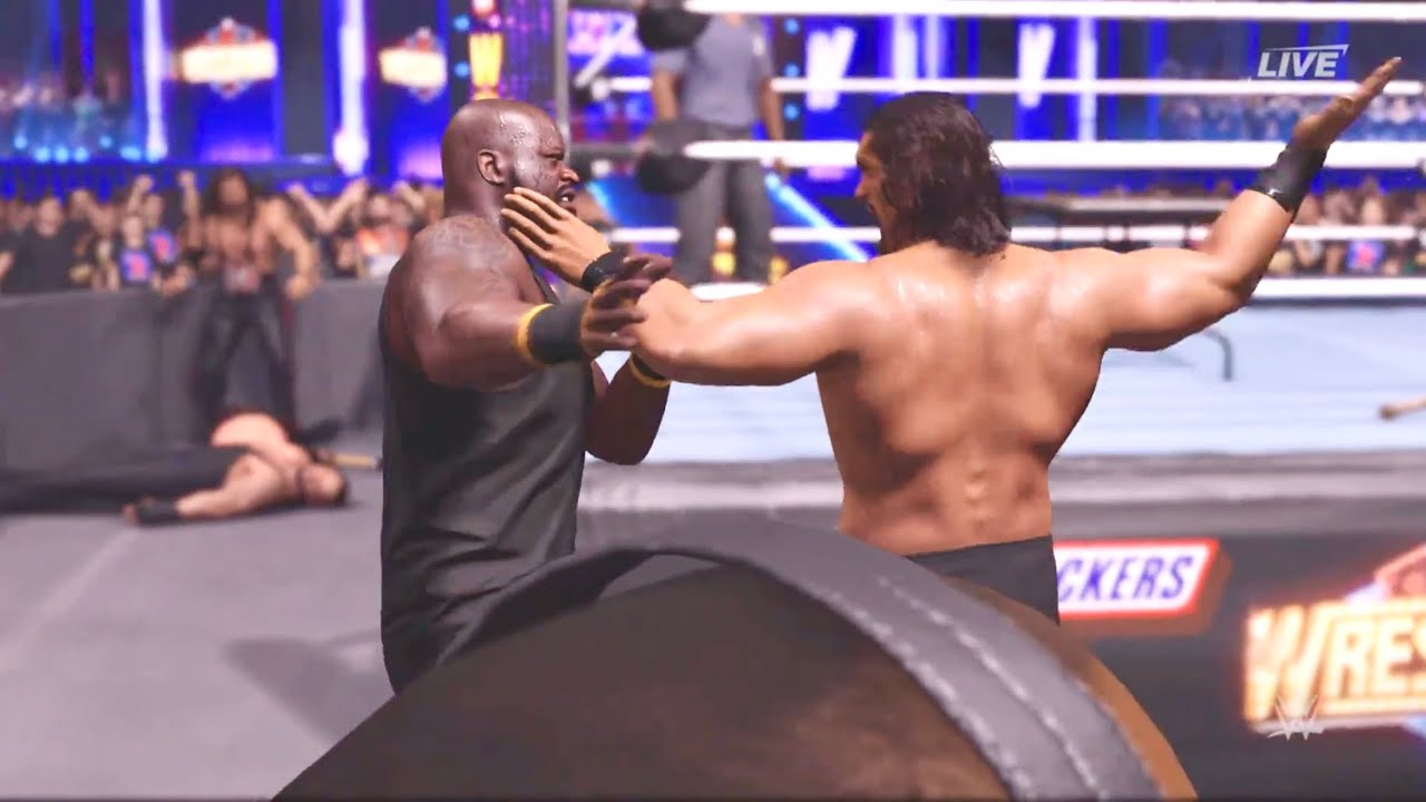 The Great Khali Vs. Shaquille O'Neal: Bloodline Rules Match (WWE Championship) - WWE 2K25 PS5
