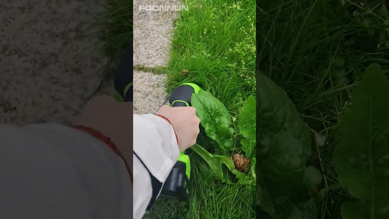 Best Grass Shear & Hedge Trimmer, 2 in 1 Handheld Electric Shrub Trimmer with 2000mAh Battery🎁🎁🎁