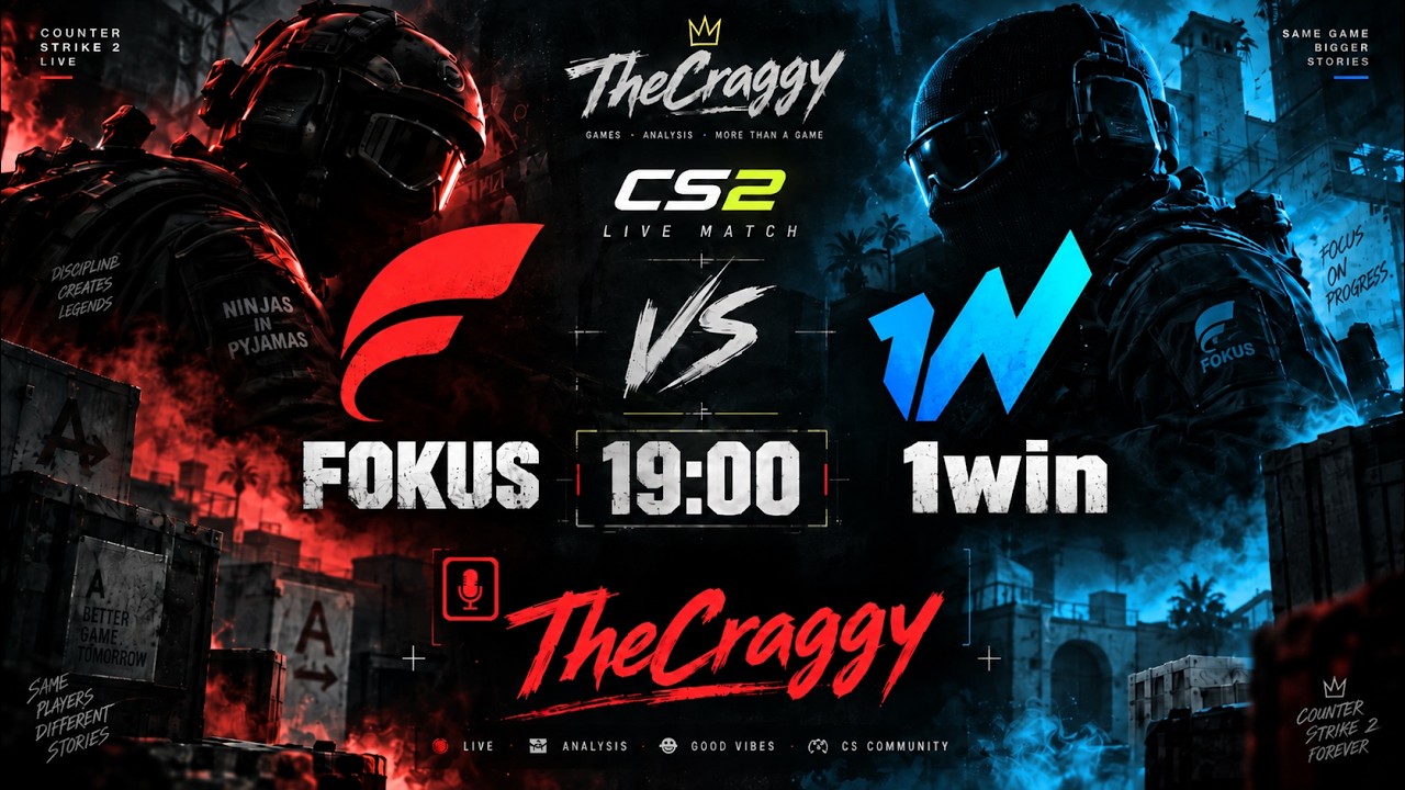 FOKUS vs. 1win - Thunderpick World Championship 2026 Closed Qualifier LIVE by @TheCraggyCS