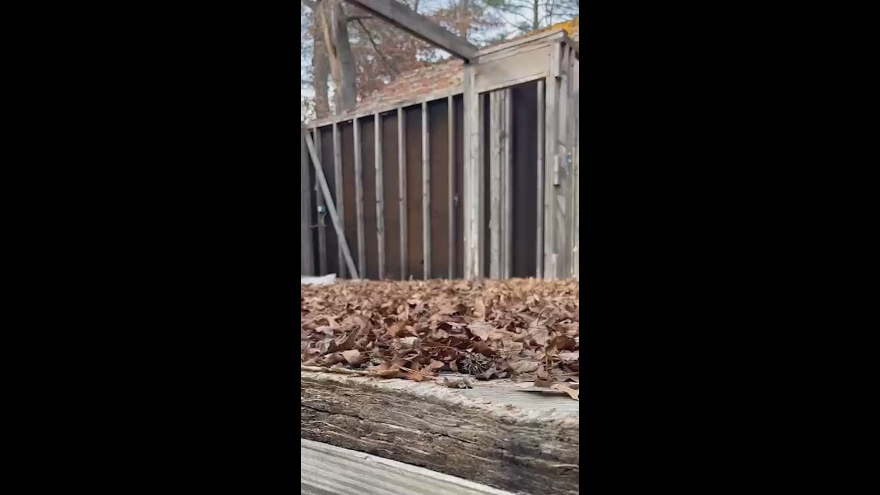 A house destroyed, and not by a storm. Their contractor did this.