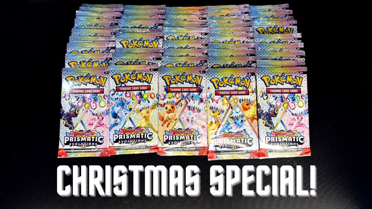 50x PRISMATIC EVOLUTIONS PACKS! Christmas SPECIAL! Any eeveelutions?!