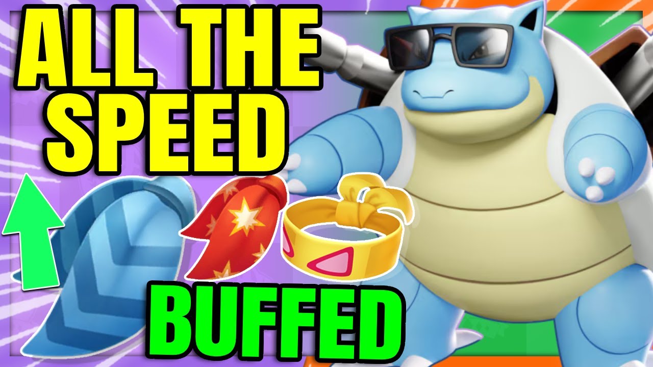 BUFFED CHOICE SCARF is a Must Have ITEM on BLASTOISE | Pokemon Unite