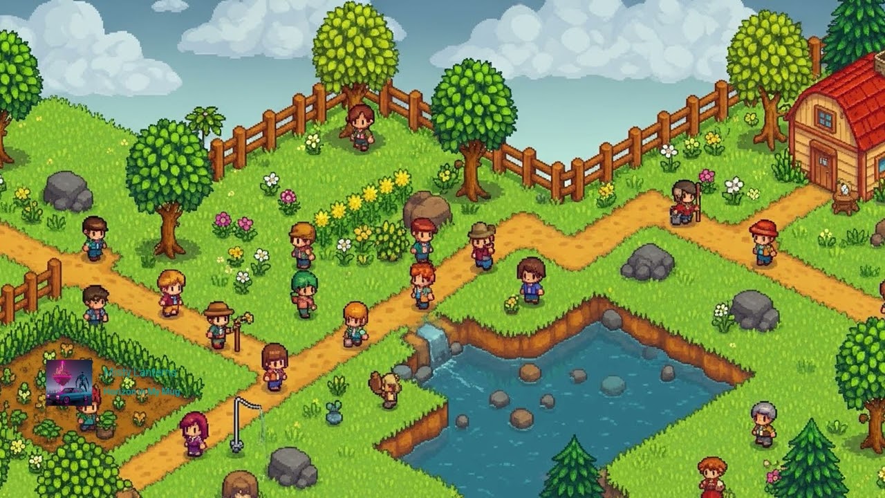 [Chill] 낮은 채도의 도트로 그려진 낡은 오락실 풍경 | arcade memory & pixel texture 🕹️🎞️