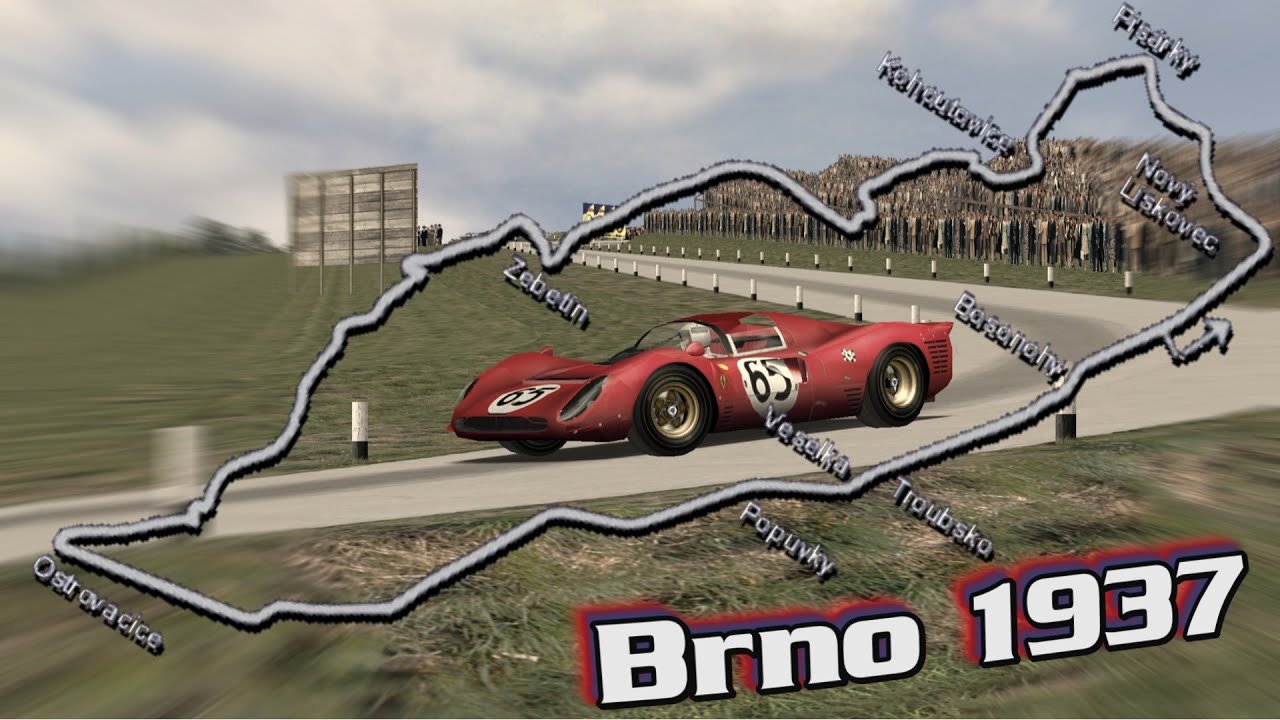 This Pre-War circuit is an absolute gem: Brno 1937 (Grand Prix Legends)