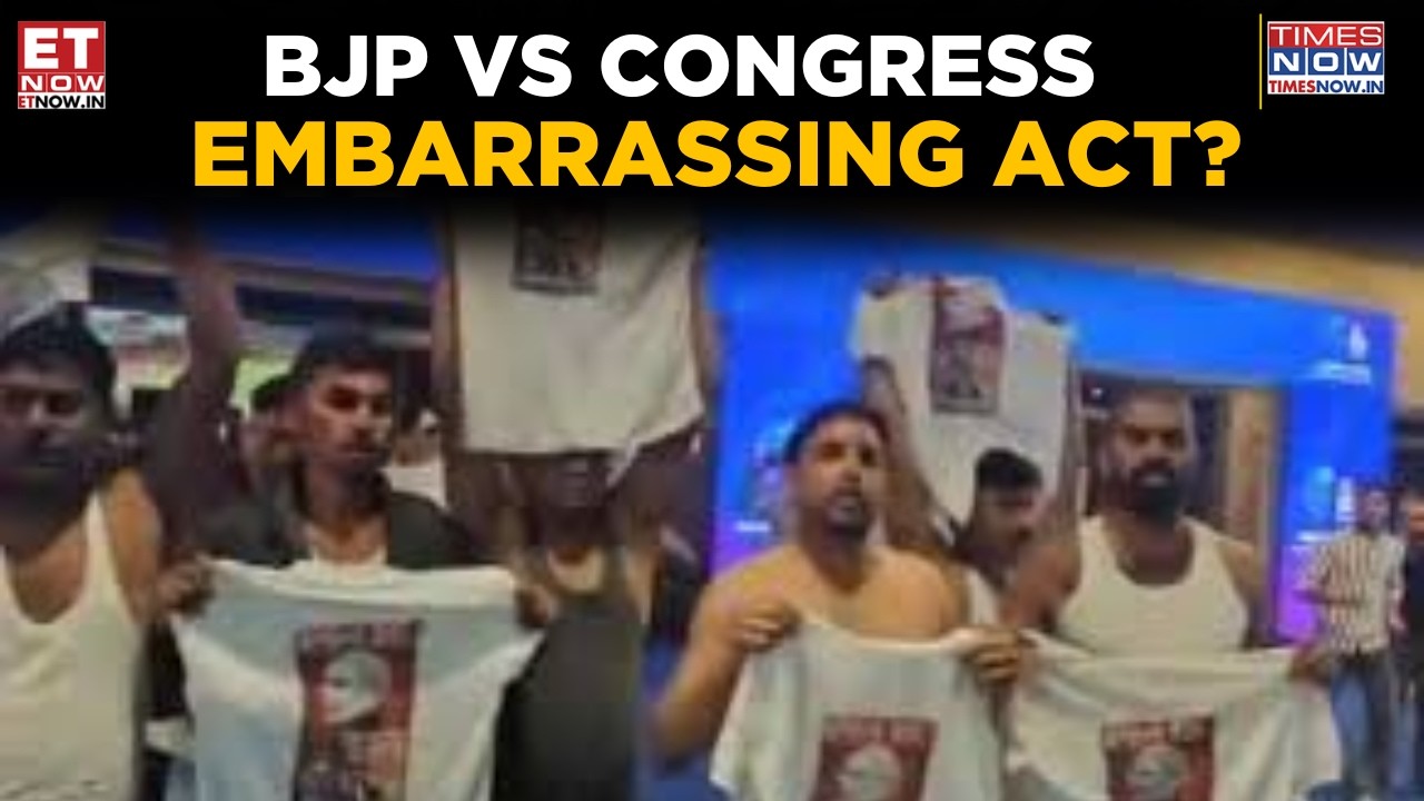 Political Row Erupts After Youth Cong Stunt At Bharat Mandapam; BJP Slams ‘National Embarrassment’