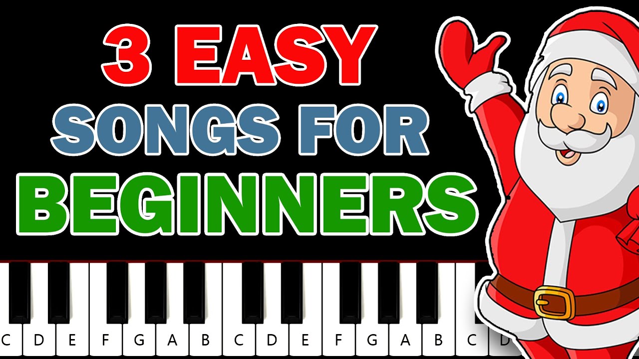 3 EASY CHRISTMAS Songs For SLOW BEGINNERS