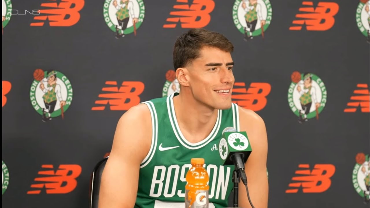 Boston Celtics Media Day 2025 - Luka Garza