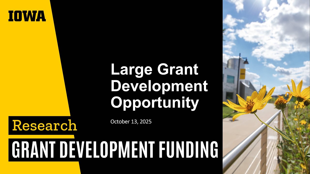 Large Grant Development Opportunity Information Session
