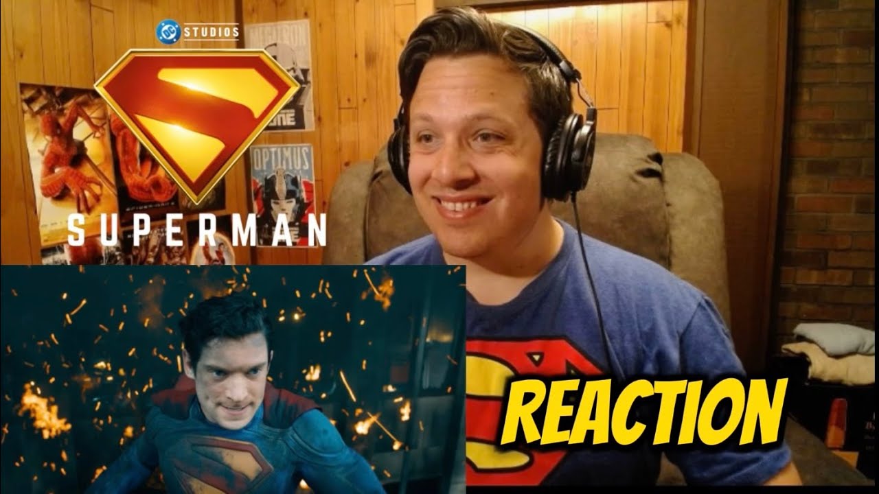 SUPERMAN (2025) - FINAL TRAILER REACTION | James Gunn | DCU