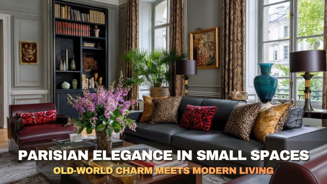 Inside a Stunning Paris-Inspired Small Apartment | Where Classic Beauty Meets Modern Luxury