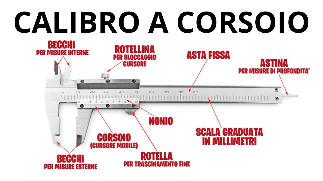 Esercizio sul Calibro Vernier 📏 &mdash; Come leggere misure e nonio