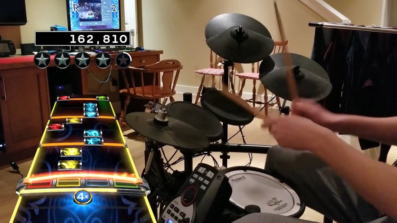 Wasted Years by Iron Maiden | Rock Band 4 Pro Drums 100% FC