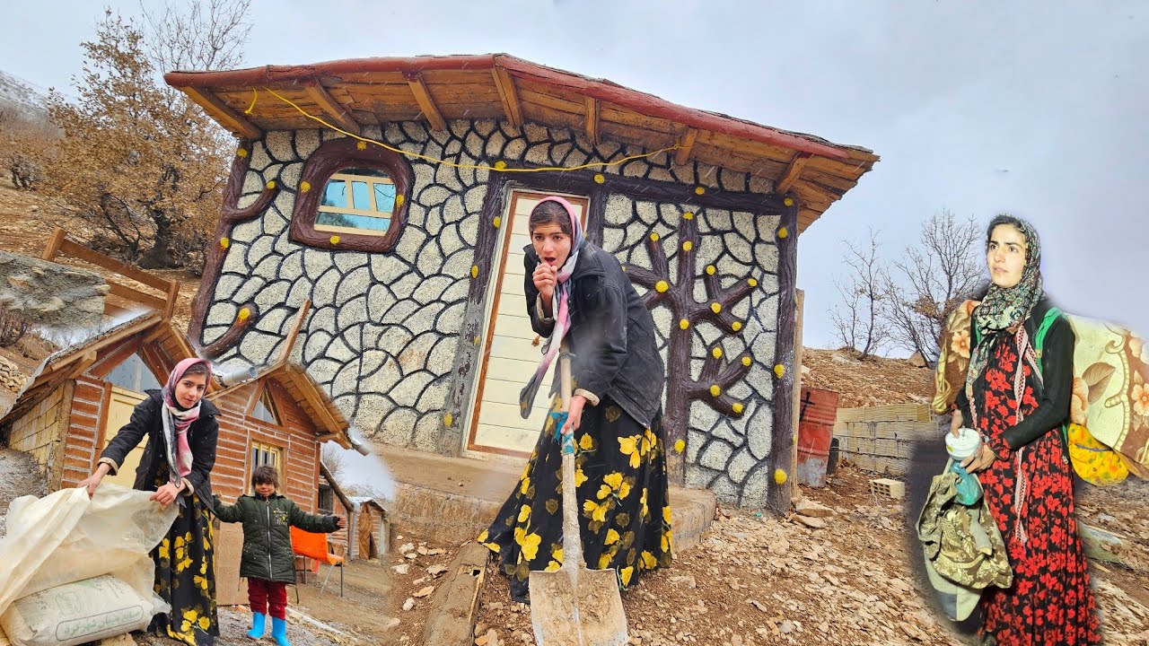 From Fear to Hope ❄️ A Nomadic Mother Strengthens Her Mountain Shelter