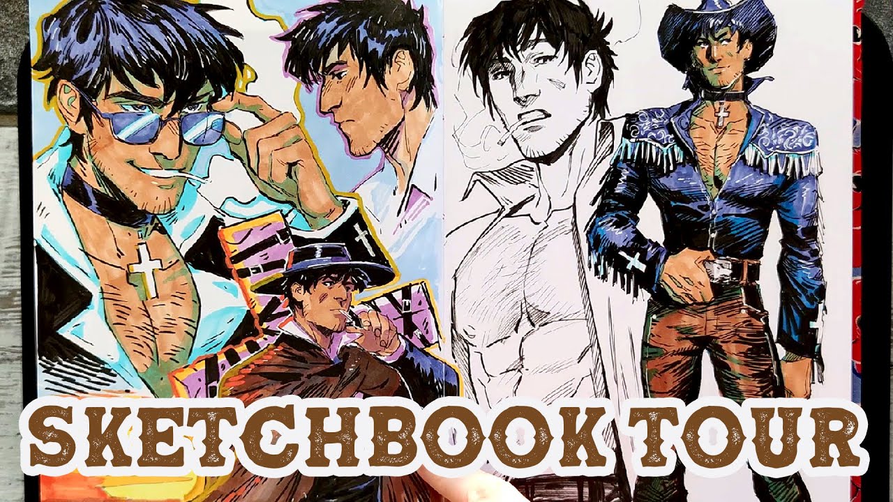 Sketchbook Tour Обзор скетчбука 2023-2025