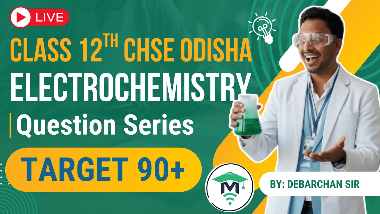 Electrochemistry Important Questions | Target 90+ Chemistry Class 12 CHSE Odisha | MatSciOdia
