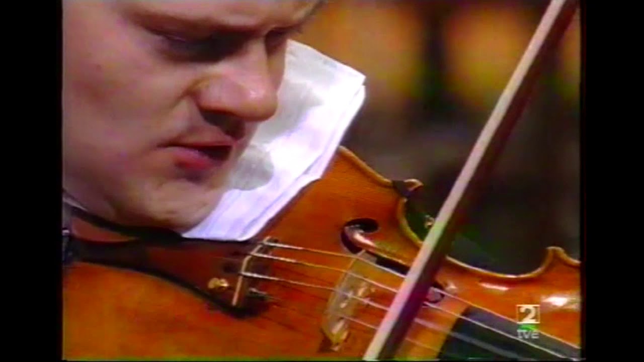 Frank Peter Zimmermann, violín: Bruch Violin Concerto, Spanish RTVE Orchestra, S. Comissiona