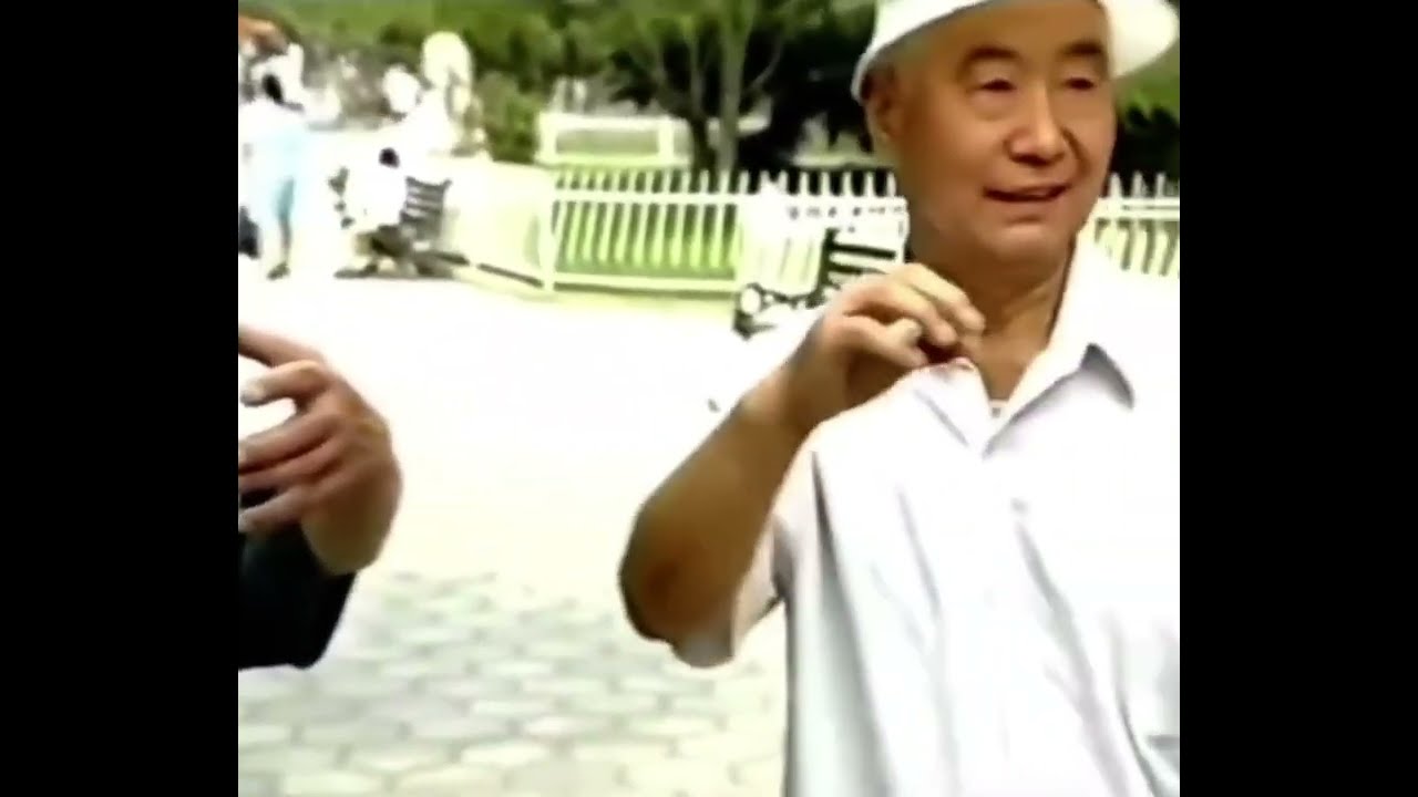 Yiquan masters together in a park 
