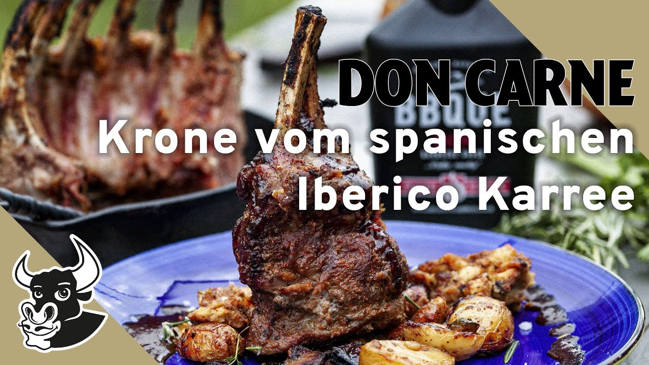 Krone vom spanischen Iberico Karree | Rezept | DON CARNE