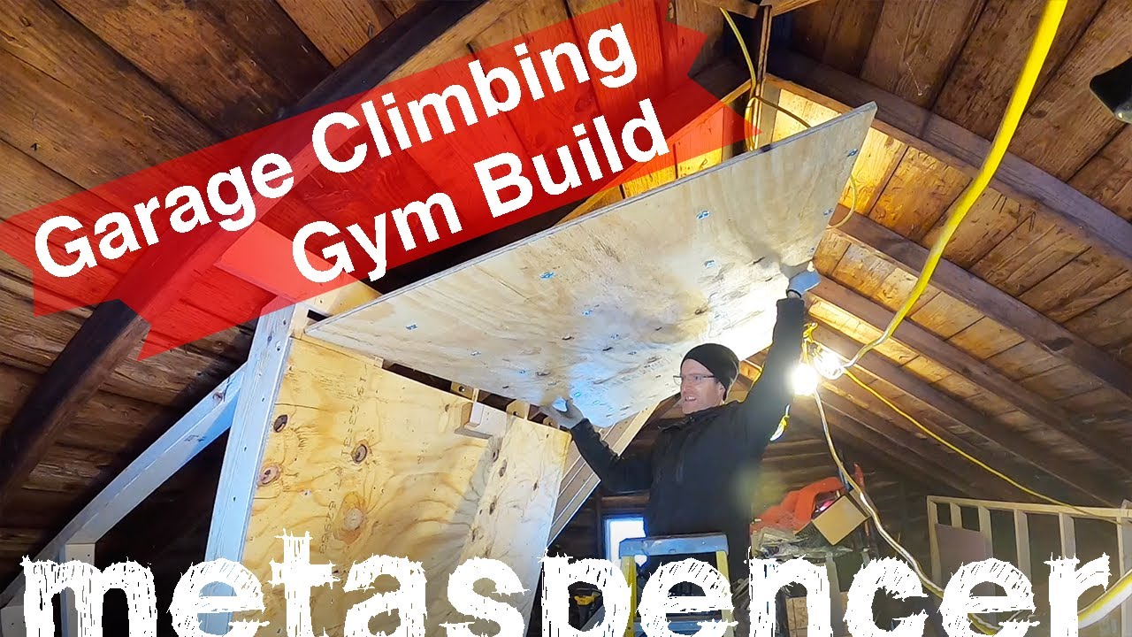 Garage Climbing Gym Build - Bouldering Walls + Chimney