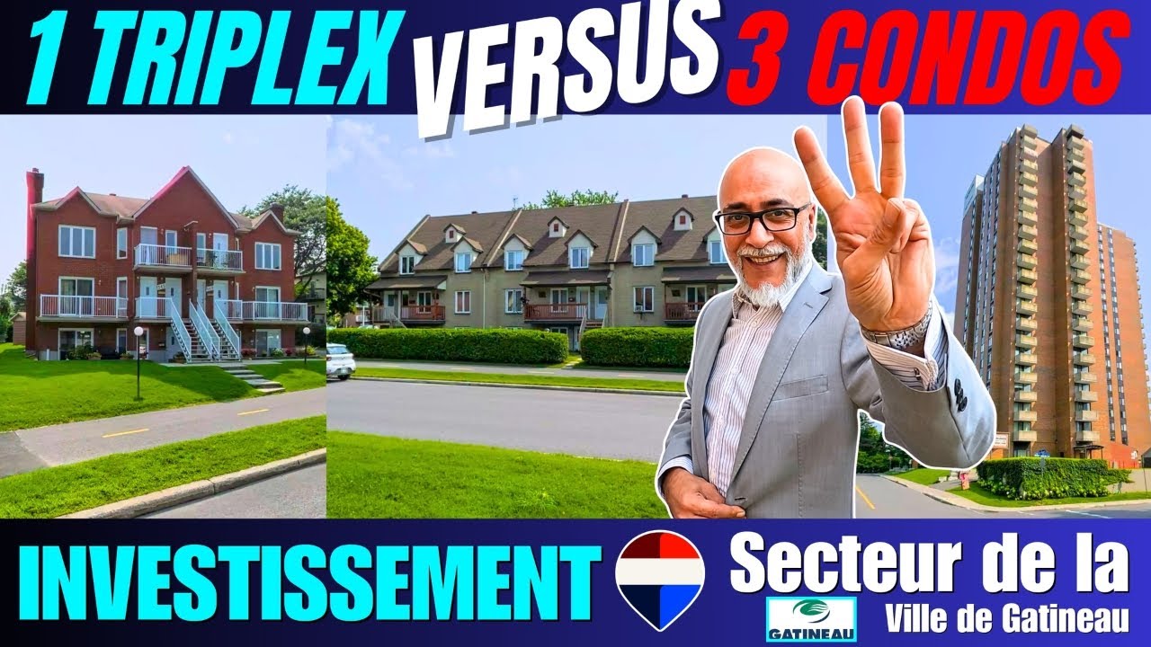 3 CONDO = 1 TRIPLEX❓(Faut-il uniquement acheter des PLEX pour investir)❓Claudio Cid REMAX VISION 🏡