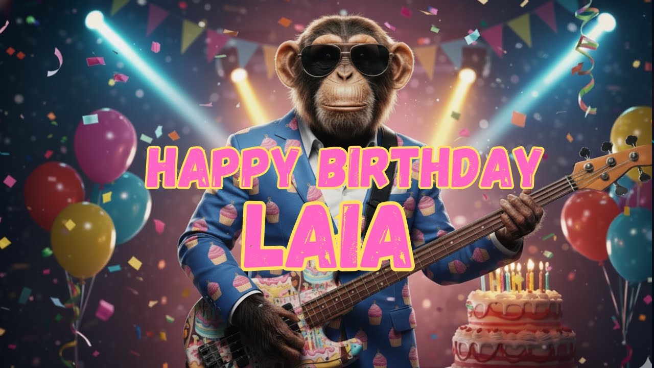 LAIA Happy Birthday Song - Happy Birthday to Laia