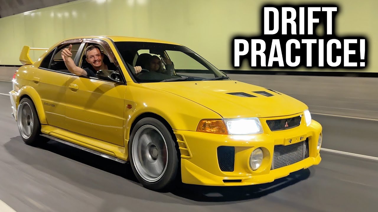 My Yellow Evo 5’s First Drive in 4 Years!