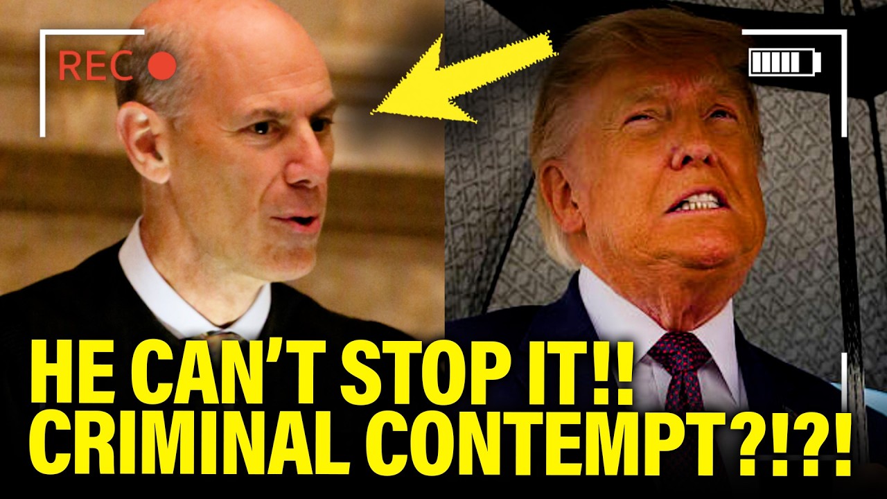 Trump STUNNED as CRIMINAL CONTEMPT Proceedings RESUME!!!