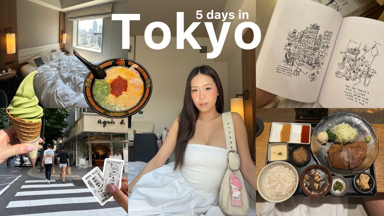 5 days in Tokyo🗼Ginza, Harajuku, Shibuya, viral restaurants/cafes, trendy shops (full itinerary)