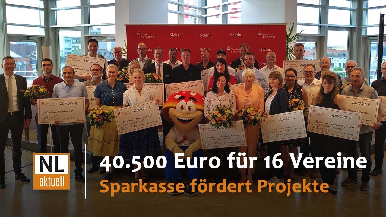 40.500 Euro für Vereine | Sparkasse Spree-Neiße schüttet PS-Los Zweckertrag aus