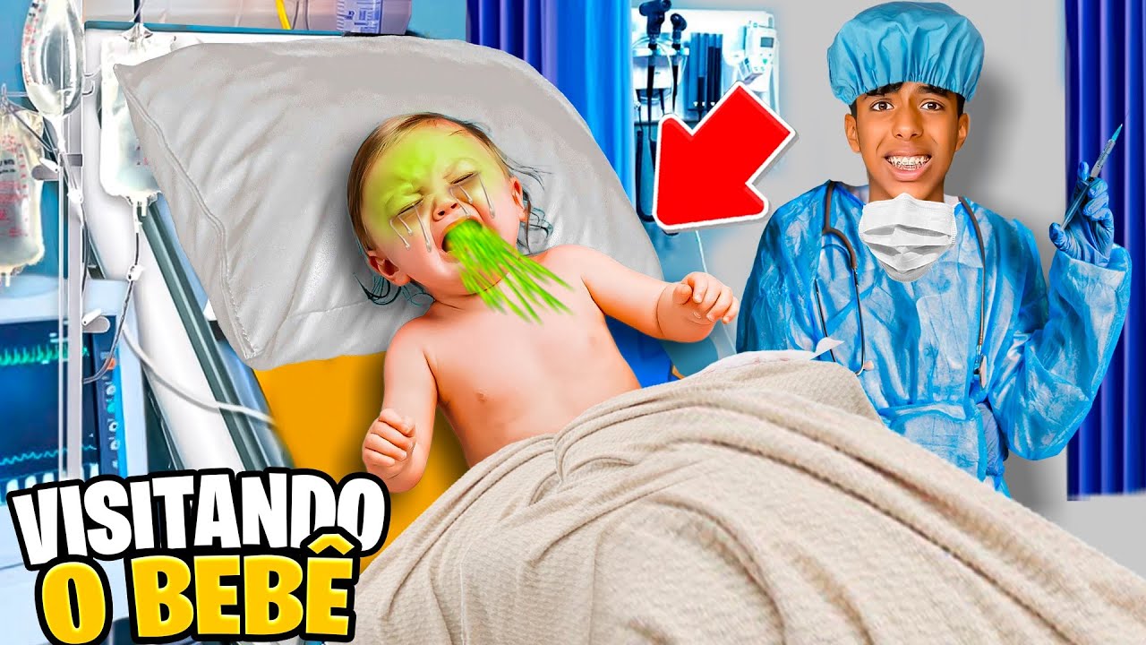 FUI VISITAR O BEBÊ QUE ESTAVA DOENTE!!