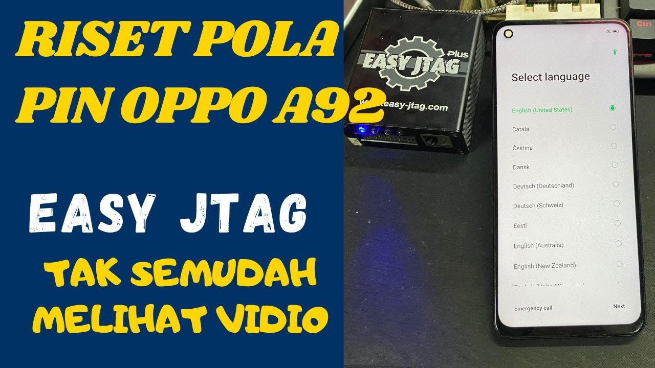 CARA RISET POLA PIN OPPO A92 CPH 2059
