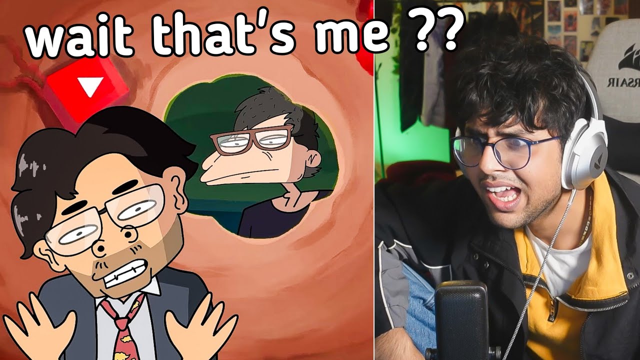 Rachitroo reacts to his PARODY ANIMATION by Not Your Type