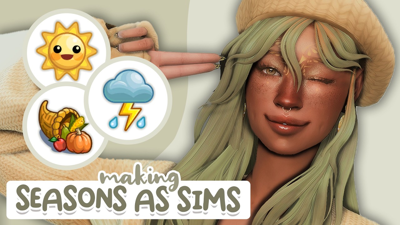 Создавайте времена года в Sims! ⭐ | Sims 4 Создание персонажа