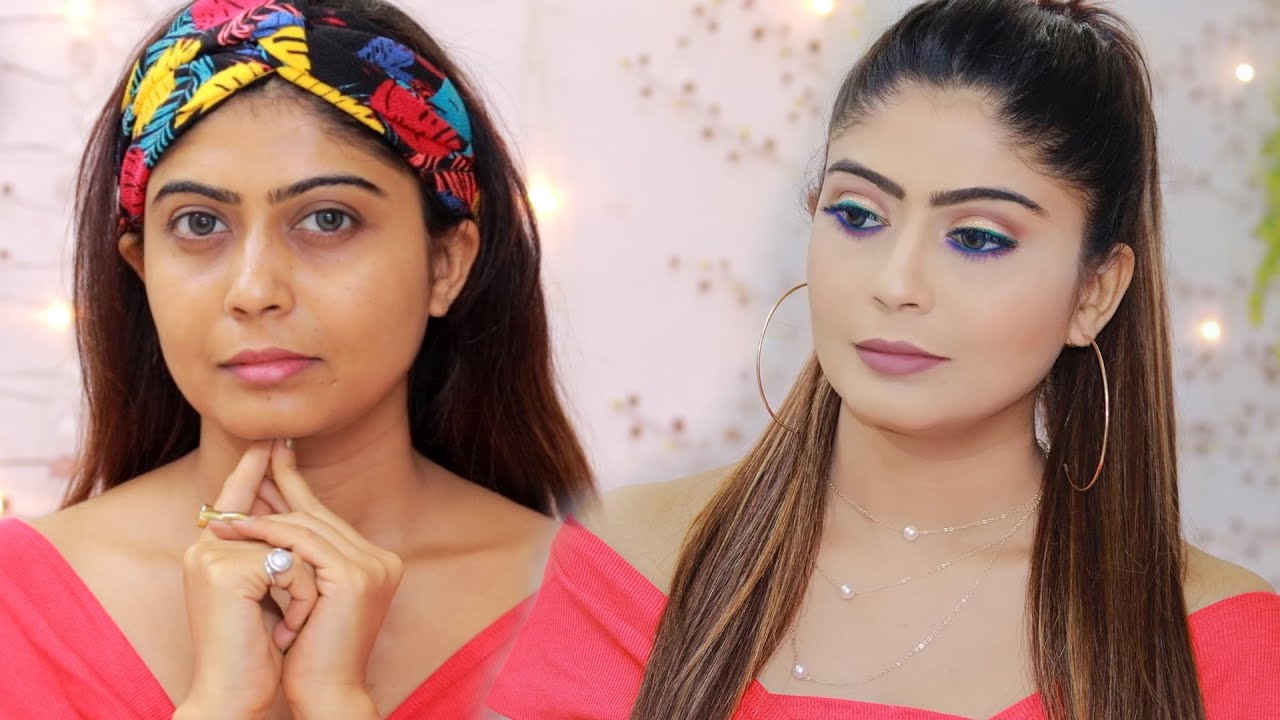 LAKME- One Brand Makeup Tutorial | Easy And Affordable PARTY Makeup Look