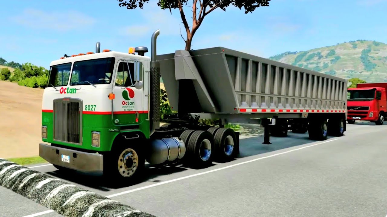 Trucks and Cars vs Speedbumps #54 - Beamng.drive 🚛💥