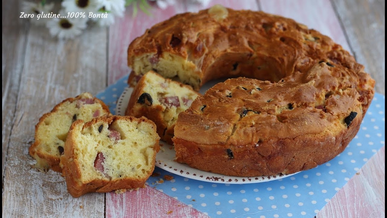 Ciambella rustica salata che si crede tanto un casatiello- Ricetta senza glutine