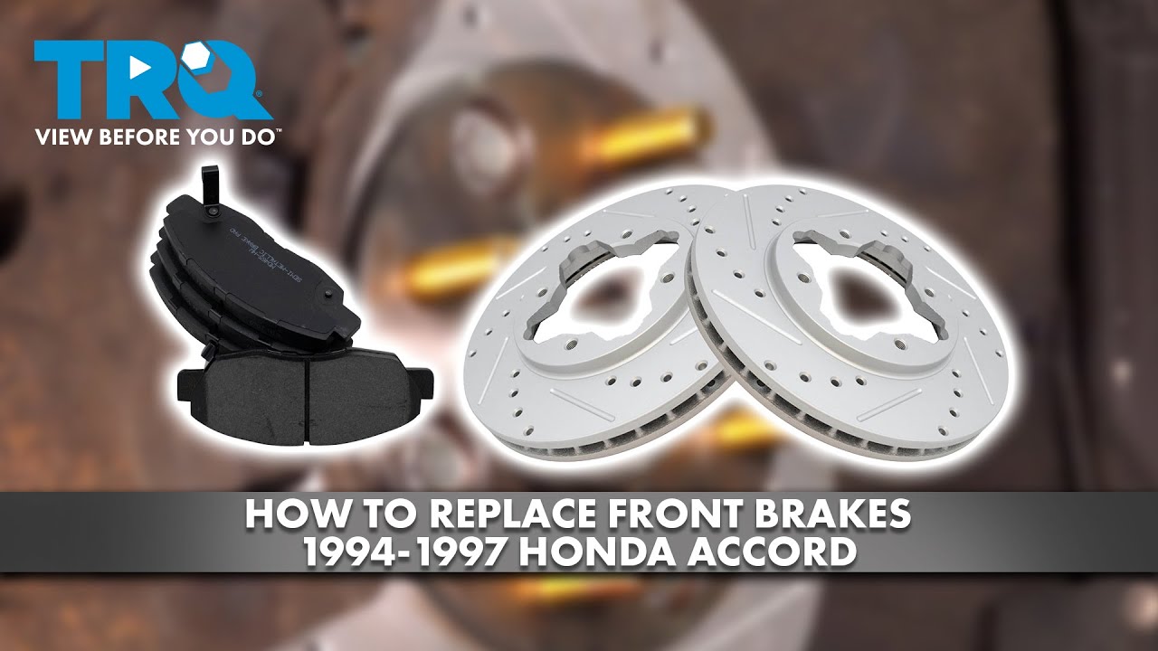 Как заменить передние тормоза на Honda Accord 1994-1997 годов