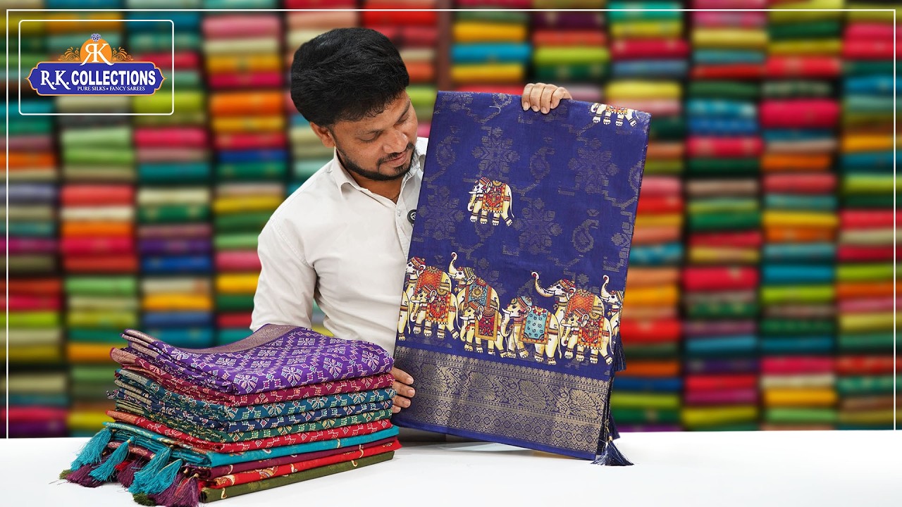 Latest Kalanjali Silk & Patola Silk I Wholesale Shop I www.rkcollections.in I@Rkcollectionssarees