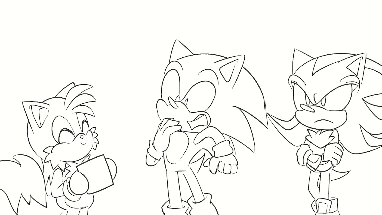 Is Sonic Jealous of  Knuckles Strength? Animatic