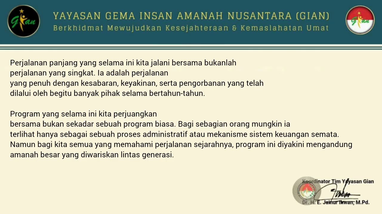𝗨𝗣𝗗𝗔𝗧𝗘 𝗜𝗡𝗙𝗢 𝗚𝗜𝗔𝗡 𝗧𝗘𝗥𝗕𝗔𝗥𝗨 '𝗛𝗮𝘀𝗶𝗹 𝗥𝗮𝗽𝗮𝘁 𝗣𝗮𝗿𝗮 𝗞𝗮𝘀𝗲𝗽𝘂𝗵𝗮𝗻 𝗣𝗲𝗿𝗶𝗵𝗮𝗹 𝗥𝗲𝗴𝘂𝗹𝗮𝘀𝗶 𝗗𝗮𝗻𝗮'